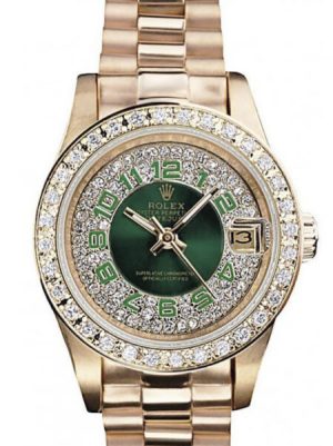 Replica Rolex Datejust 28mm Green Dial RL39