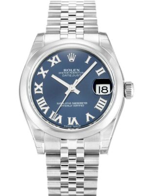 Replica Rolex Lady-Datejust 30mm Blue Dial 178240