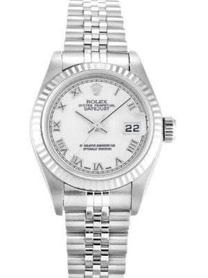 Replica Rolex Lady-Datejust 25mm White Dial 79174