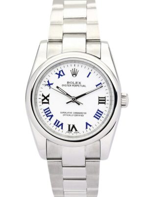 Replica Rolex Oyster Perpetual Lady 31mm White Dial 177200