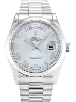 Replica Rolex Day-Date 36mm Blue Dial 118206