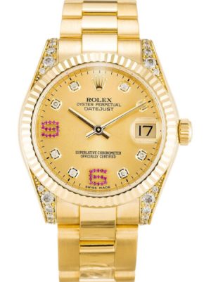 Replica Rolex Datejust Mid-Size 31mm Champagne Dial 178238