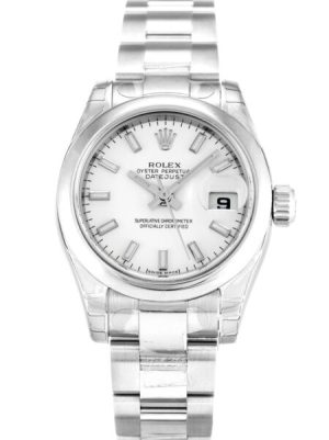 Replica Rolex Lady-Datejust 26mm White Dial 179160