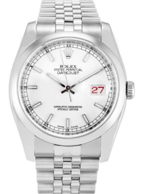 Replica Rolex Datejust 36mm White Dial 116200