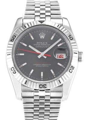 Replica Rolex Datejust Turn-O-Graph 36mm Grey Dial 116264
