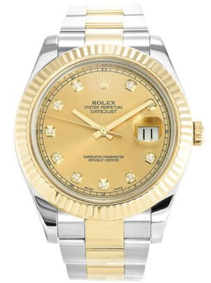 Replica Rolex Datejust II 41mm Gold Dial 116333