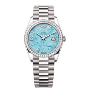 Replica Rolex Day-Date 36 mm Turquoise Dial 128349RBR