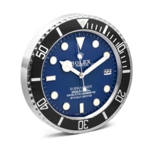 Rolex Wall Clock – SUBMARINER BLACK/BLUE \| Affordable Elegance