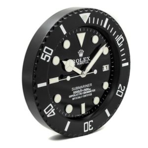 Rolex Wall Clock – SUBMARINER BLACK \| Affordable Elegance