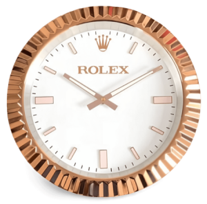 Rolex Wall Clock – F1 ROSE GOLD OYSTER | Affordable Elegance