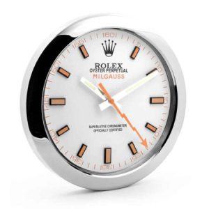 Rolex Wall Clock – MILGAUSS WHITE | Affordable Elegance