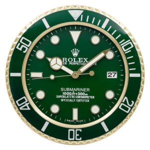 Rolex Wall Clock – SUBMARINER GREEN GOLD | Affordable Elegance