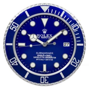 Rolex Wall Clock – SUBMARINER VIVID BLUE DIAL | Affordable Elegance