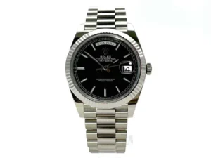 Superclone Rolex Day-Date 40mm Black Dial 228239