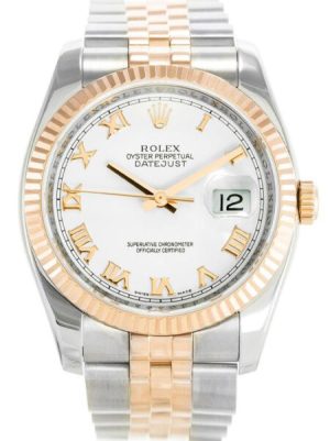 Replica Rolex Datejust 36mm White Dial 116231