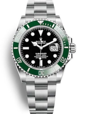 Replica Rolex Submariner 41mm Black Dial 126610LV "Starbucks"