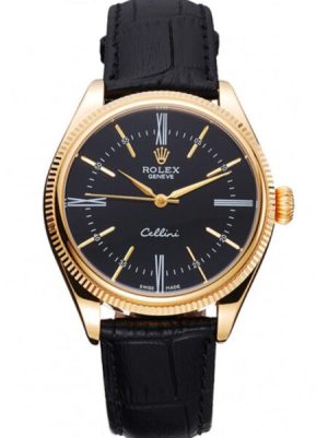 Replica Rolex Cellini 40mm Black Dial 622832