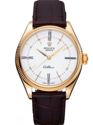 Replica Rolex Cellini 40mm White Dial 622833