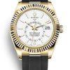 Replica Rolex Sky-Dweller 42mm White Dial 326238