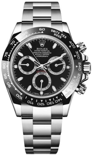 Superclone Rolex Daytona "Reverse Panda" 40mm White Dial 116500LN