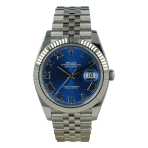 Replica Rolex Datejust 41mm Blue Roman Dial 126334 Jubilee